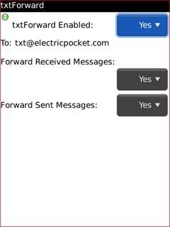 txtForward - SMS to email Forwarding